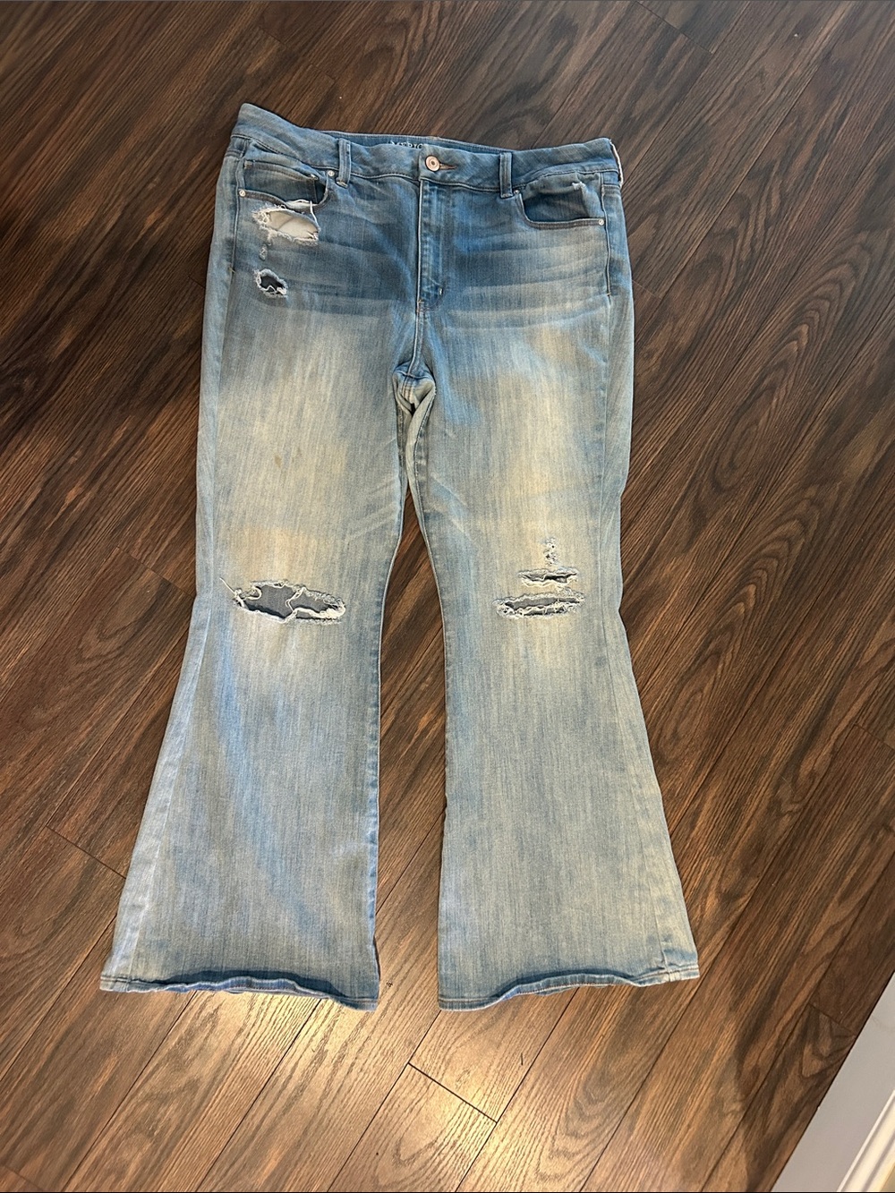 American Eagle Hi-Rise Boho Artist Flare Jeans Size 18L 18 Long